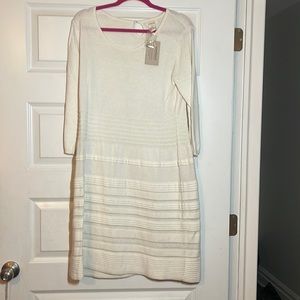 Sundance Winter white sweater dress